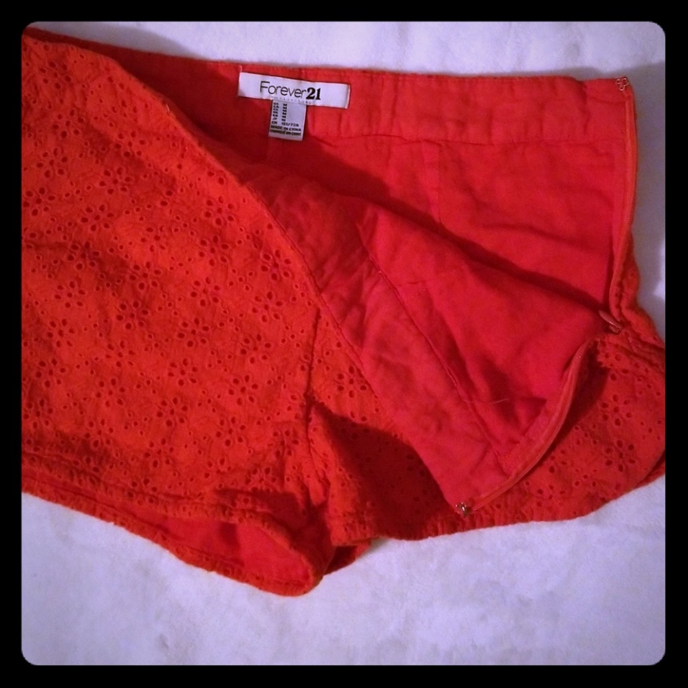 Lace shorts